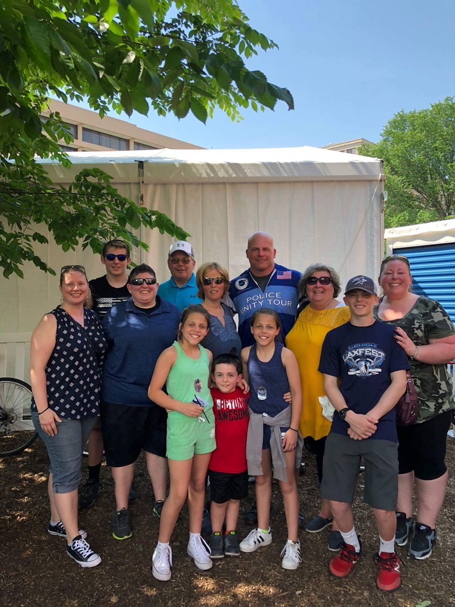 Sgt. Jay Jairdullo has completed his 250 mile Police Unity Tour ride to the Police Memorial in Washington D.C. #PoliceUnityTour #PoliceWeek