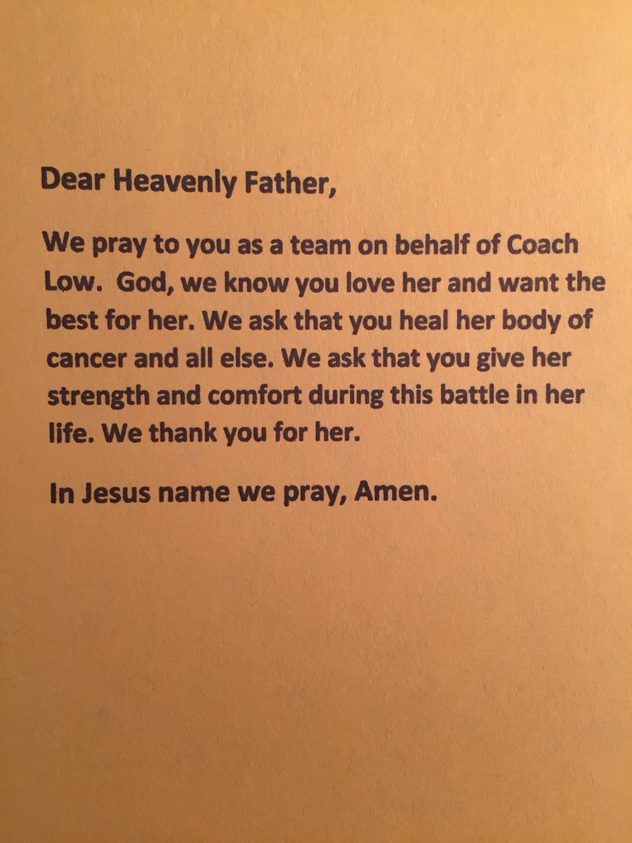 cathedralboysvb's tweet photo. Please join the Irish volleyball family in a moment of prayer for the strength and healing of Coach Rhonda Low. Say the following prayer at 8:20 pm each night for the next week (or more)ππ»ππ@IBVCAvb @ihsvca @IHSAAvb @gochsathletics @GoCathedral #powerofprayer #remission2 https://t.co/LmBb2ilRCL