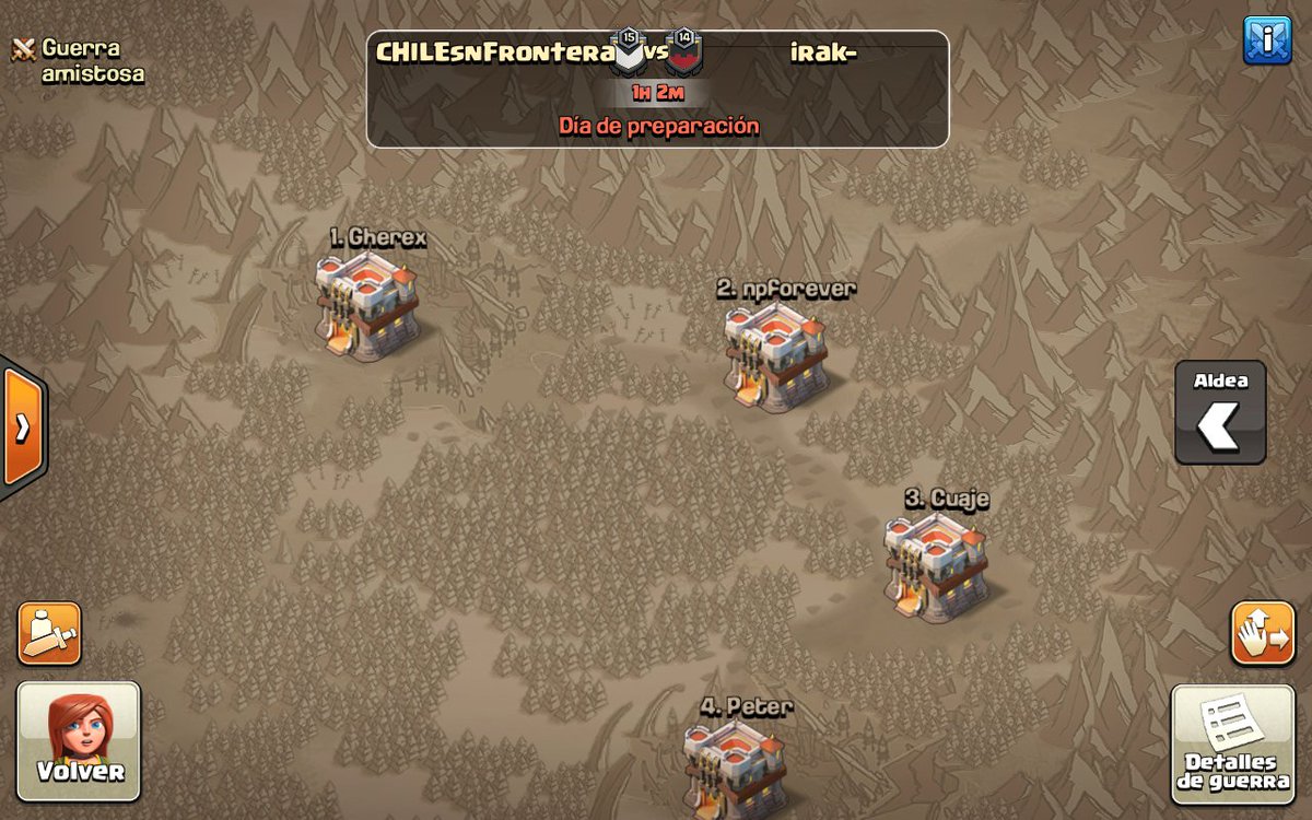 Le damos comienzo a la final de <a href="/LHGCOC/">LHG</a>  con un muy buen clan <a href="/irak_coc/">Clan irak- COC</a> , fue una gran experiencia en esta gran división que fue la división 3, espero que sea una buenísima guerra y un lindo espectáculo, suerte muchachos... Vamos con todo en está guerra muchachos 💪💪💪 #GOCSF .