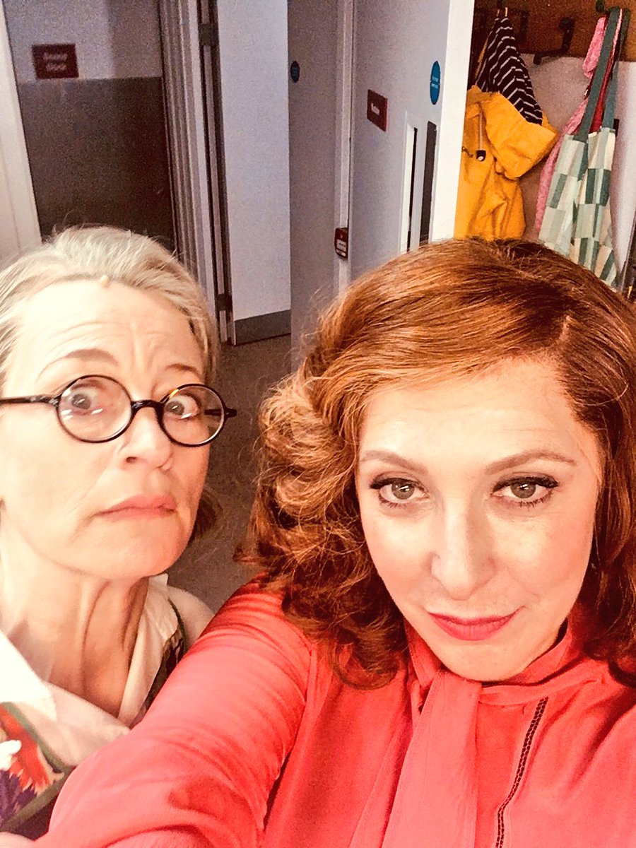 TracyAnnO's tweet photo. Goodbye #PresentLaughter and the wonderful crew @ChichesterFT. Thanks @RichardMylan @katkingsley @edoorgasingh @LezBrotherston #lizzieConnelly @TamzinGriffin @DelroyAtkinson for keeping it real. Onwards & upwards to #Pinter10 and the school run 🏃♀️ https://t.co/AHCKRL3mvH
