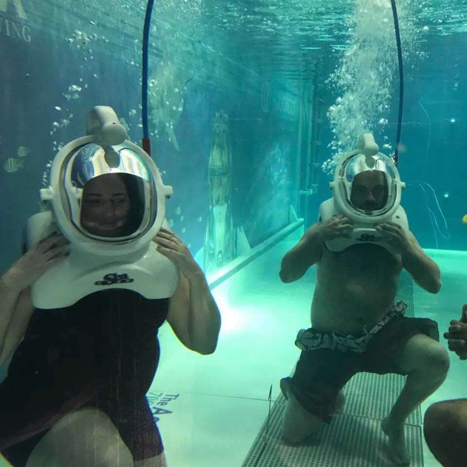 InParkMagazine's tweet photo. We had a great time today at #SubSeaSystems trying out their @sea_trek and #Aquaticar. Plenty of photos and video to come.... https://t.co/43F52Fse4A