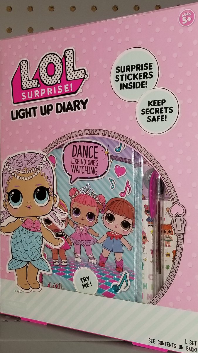 lol surprise light up diary