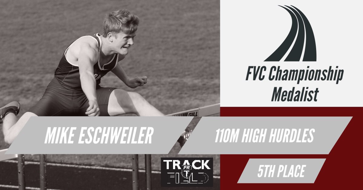 Mike has become dedicated to perfecting the skill of hurdling &amp; his commitment was rewarded at the conference meet. Congrats! <a href="/PrhsBoosters/">PRHS Athletic News</a>