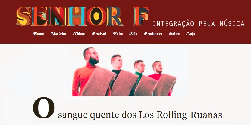 rollingruanas's tweet photo. Desde Brasil el medio especializado en música #SenhorF reseña nuestro disco #SangreCaliente. ¡Muito obrigado! #SangueQuente. 🔥👉https://t.co/8IAqqBcXJ0 https://t.co/NN16c331x4