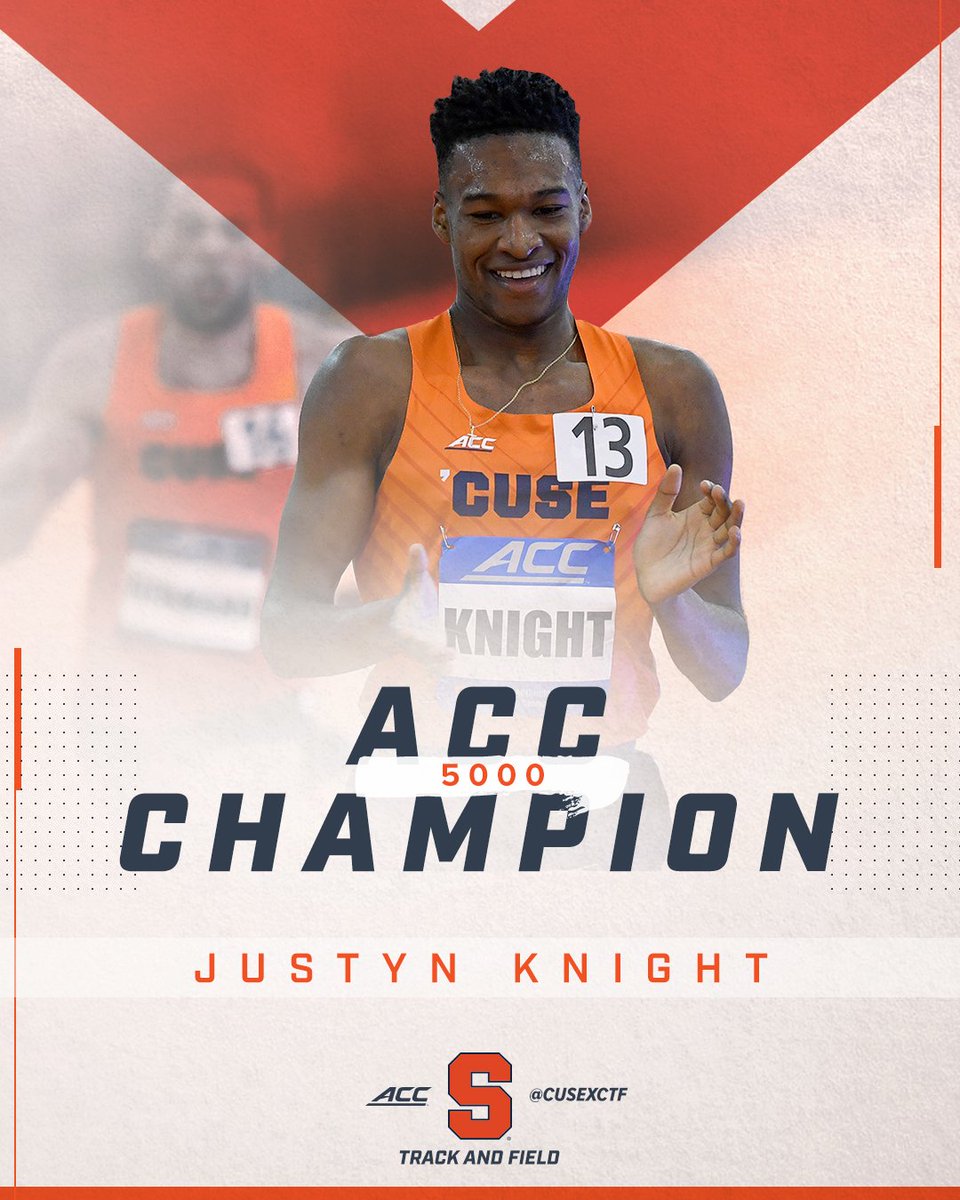 CuseXCTF's tweet photo. THIS IS WHAT WE DO!!!! Knight takes a title, Bennie, Aouani, Tooker (1-4) and Affolder (6) Germano (7) finish right behind!

Six of the top-seven!!! https://t.co/0b3vKFmMlW
