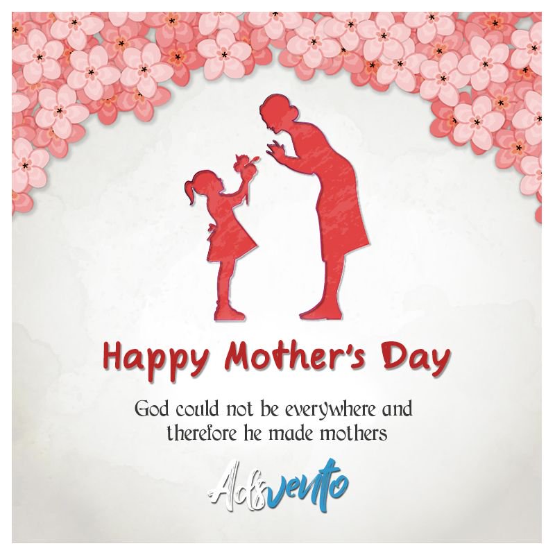AdsVento's tweet photo. There is no role in life that is more essential than that of motherhood.
Adsvento Team wishes you Happy Mother's Day! 

#MothersDay #SuperMom #Adsvento #DigitalMarketing #SoftwareDevelopment #Agencylife #HappyMothersDay https://t.co/SMk5IdVKN9