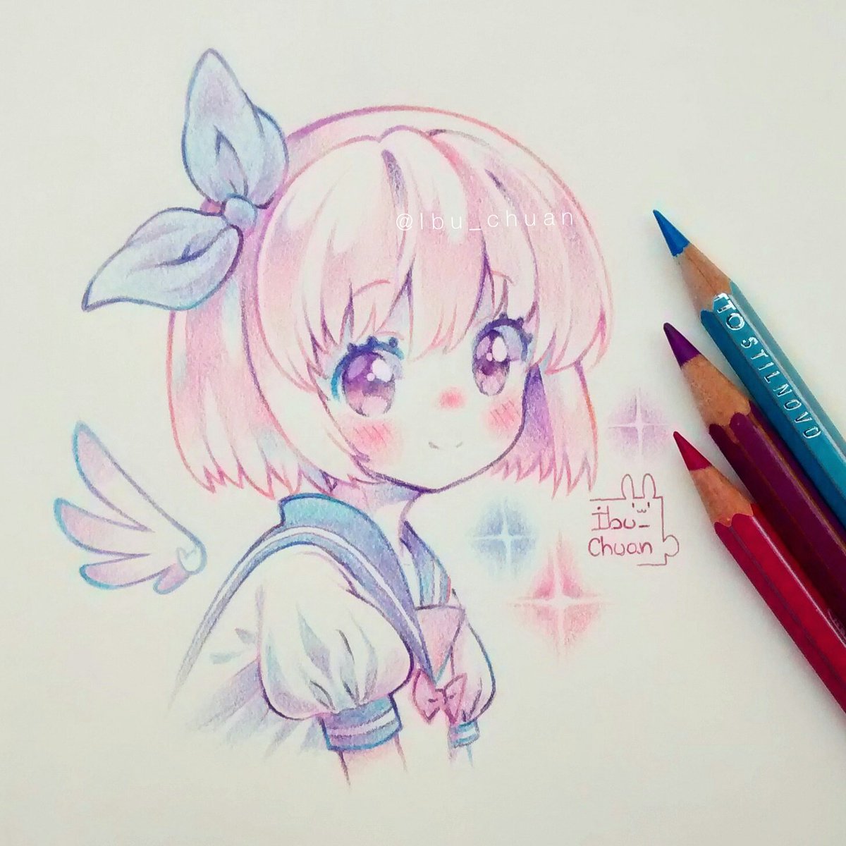 ibi_chuan's tweet photo. Líneas coloridas 💕
Se puede consignar ese efecto con cualquier marca de lápices de colores, aquí usé Giotto ^^)/ https://t.co/JUjw6Hv69R
