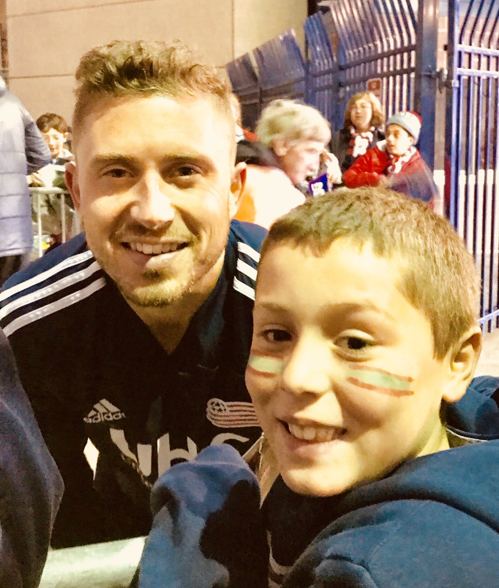 michelelazcano's tweet photo. Thanks for making this kids 10th birthday @ChrisTierney8. Awesome #NERevsgame tonight!!! Brennan loved meeting you! https://t.co/id5oVvCxcX