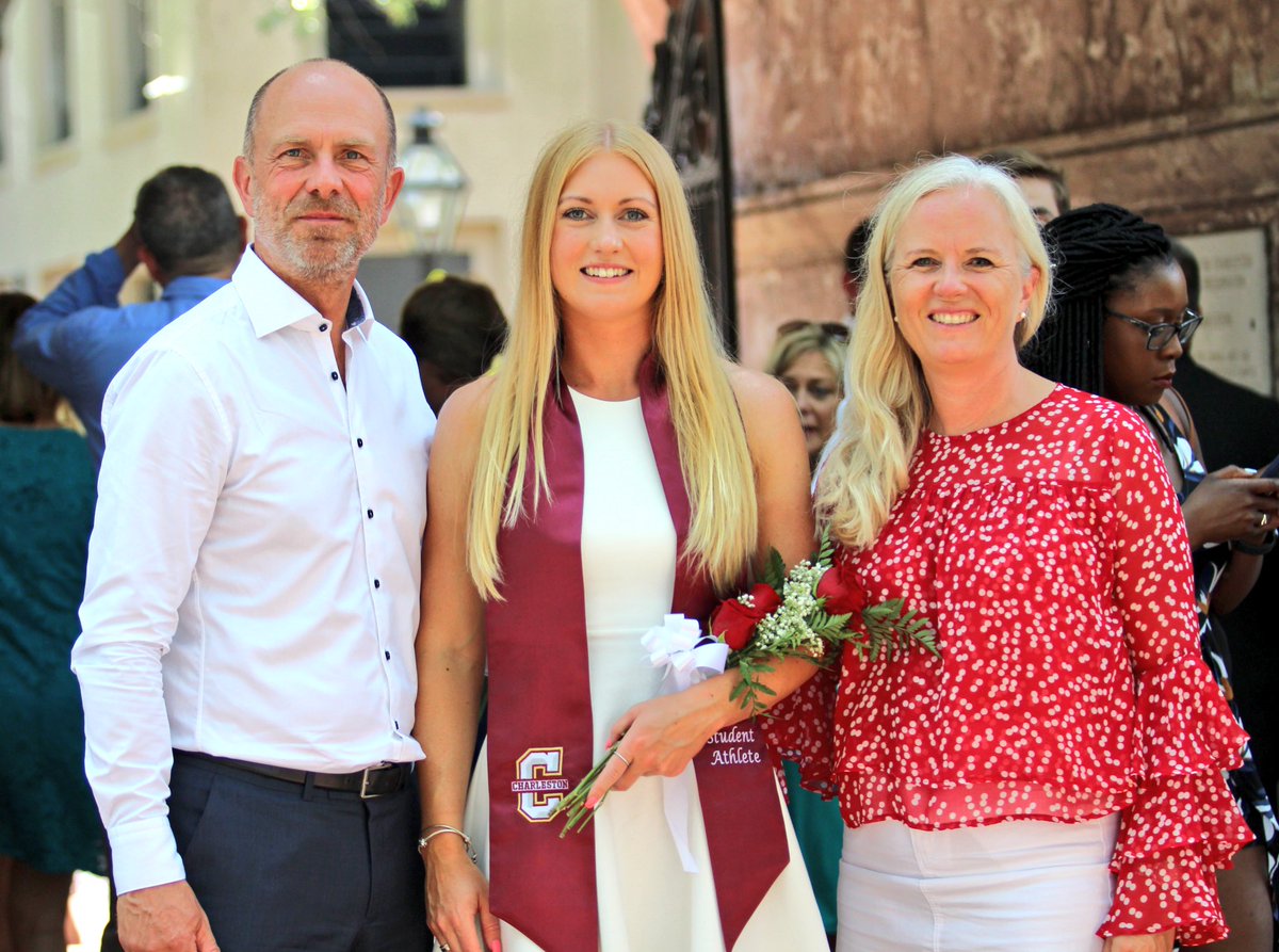 CofCWomensGolf's tweet photo. @CofCWomensGolf senior Josefine Garton (Business Administration) helped lead the Cougars to their third CAA Championship title and NCAA Regionals #CofC2018 π https://t.co/n4s8kVOSBl