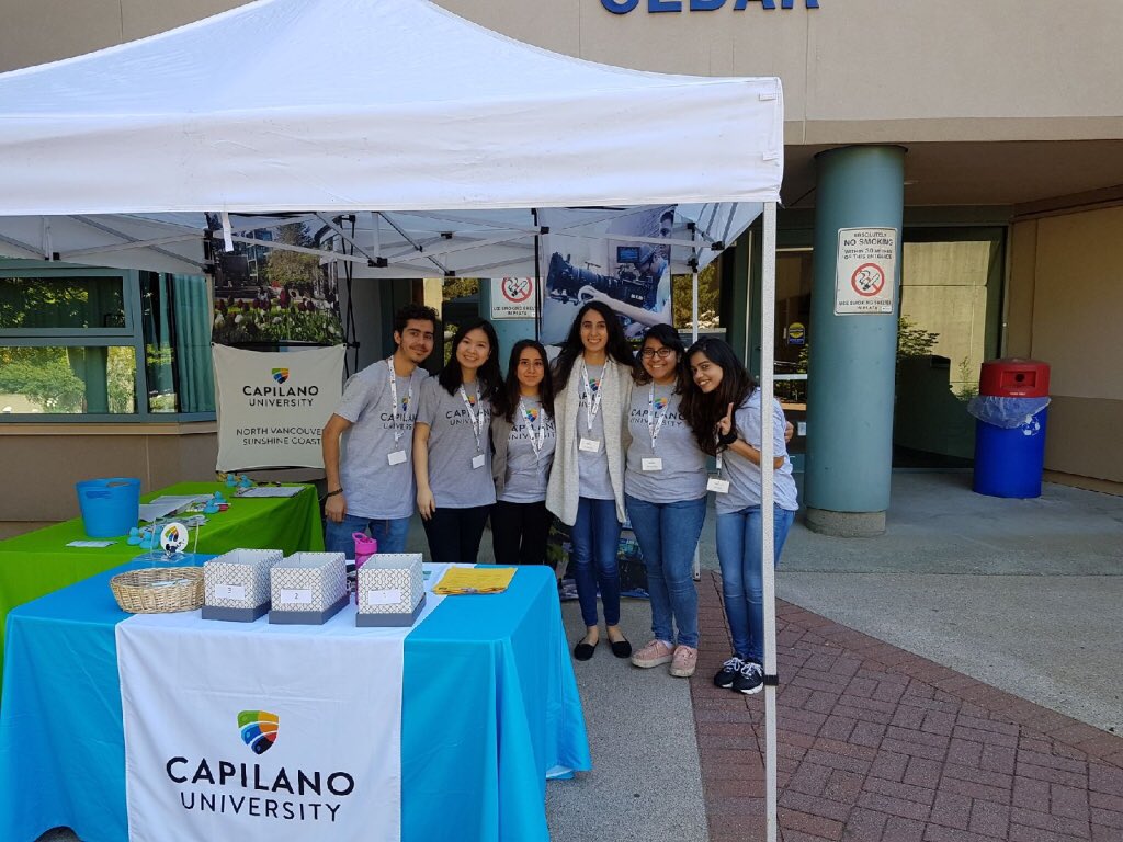 Tantalusrange's tweet photo. TY to this group of @CapilanoU student volunteers for helping to make @CapURegistrar Recruitment Team’s JumpStart Event a success today! #iluvcapu #NorthVan https://t.co/wmGlLzys5g