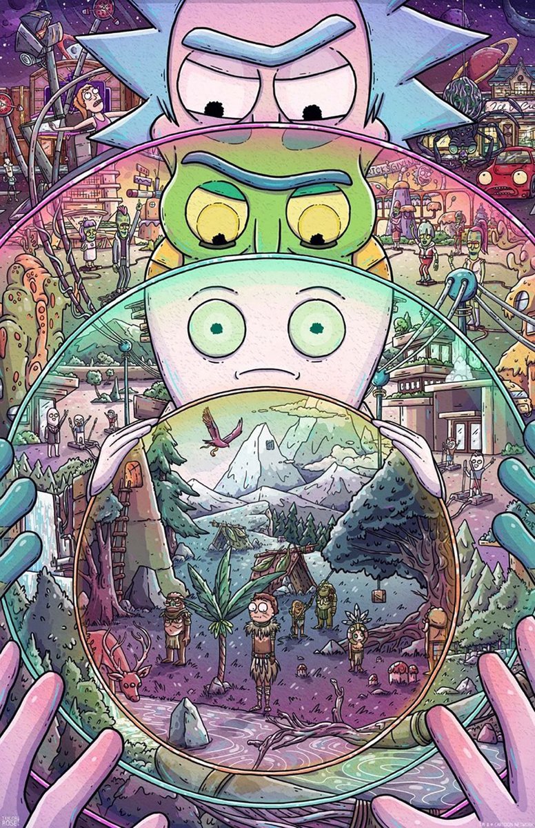 Taylor Rose makes art #RickandMorty