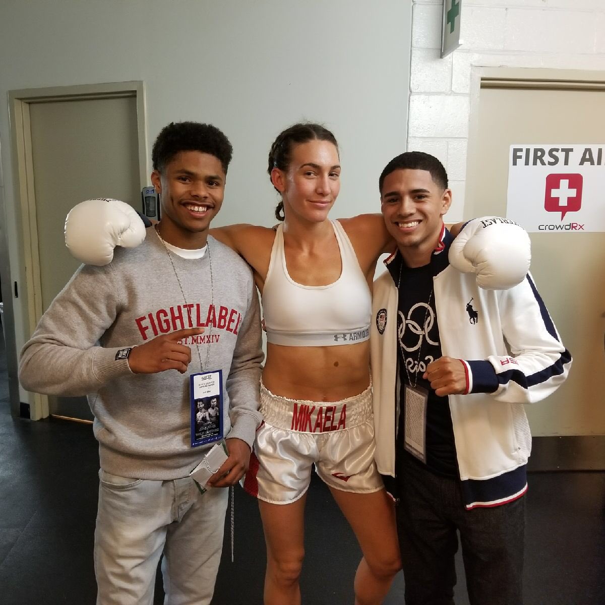 A @TeamUSA reunion before @MikaelaMayer1 took another W tonight! https://t.co/mdLYOGQ9gv