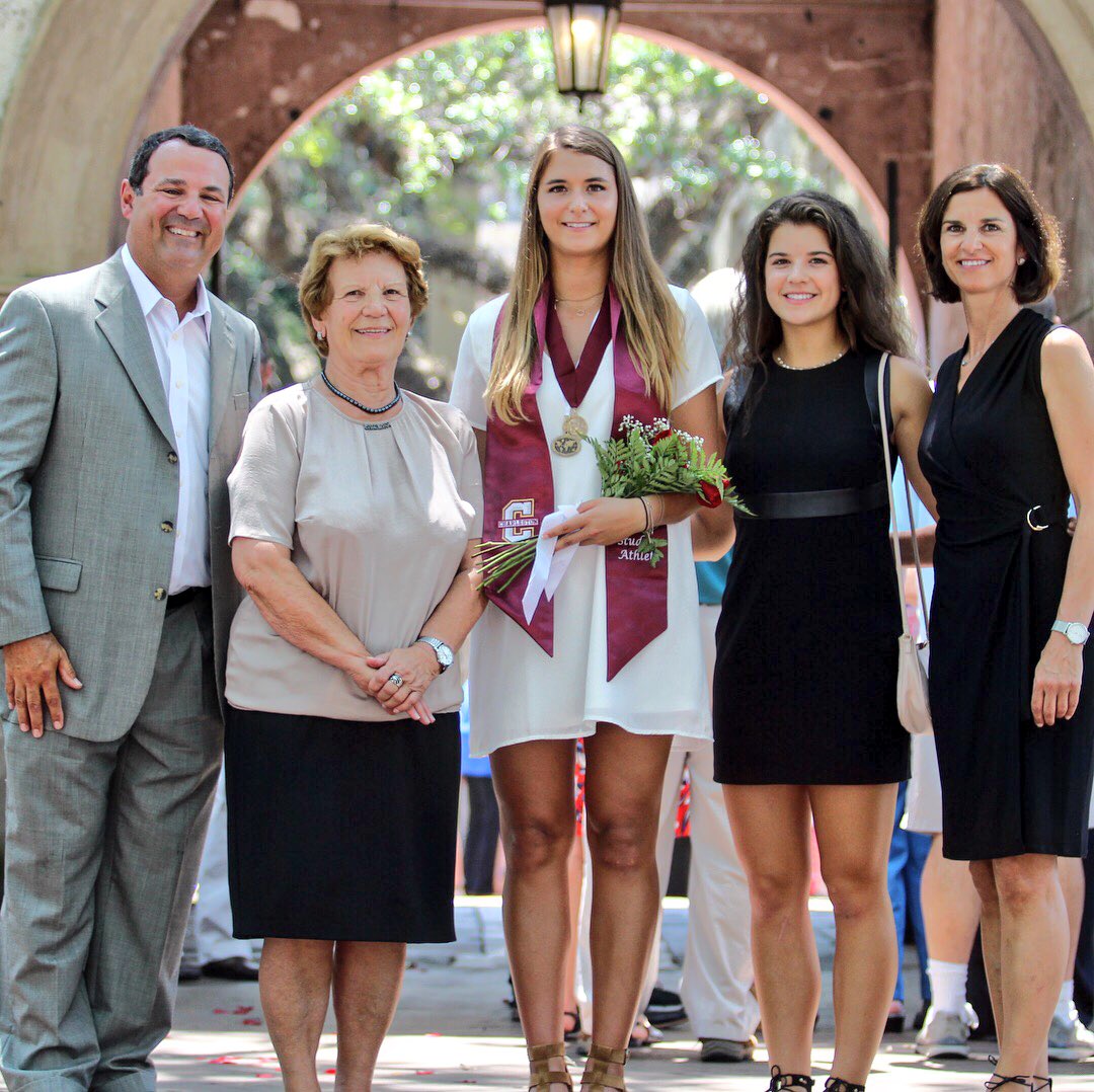 CofCTennis's tweet photo. @CofCWomensTennis senior Helena Nyikos (International Business) was one of two student-athletes to graduate at the top of their class, summa cum laude at #CofC2018 π https://t.co/orrF6mO1CK