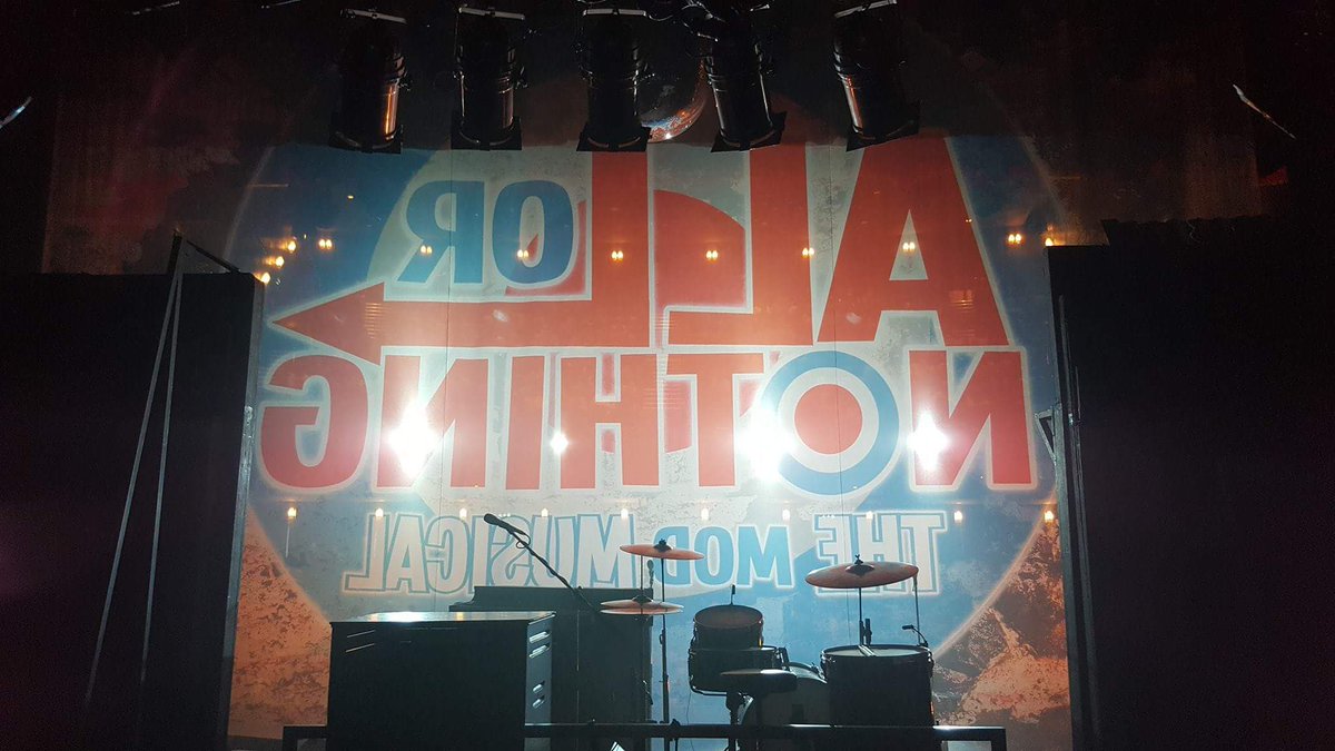 AONthemusical's tweet photo. As a certain Mr. Morrison once sang... "When the music's over... turn out the lights." However, to quote another of his songs, this isn't "The End... beautiful friend" for @AONthemusical, just a break on our musical journey... #AllOrNothing #SmallFaces #ModMusical #WeAreTheMods https://t.co/O4vuacJ9Jo