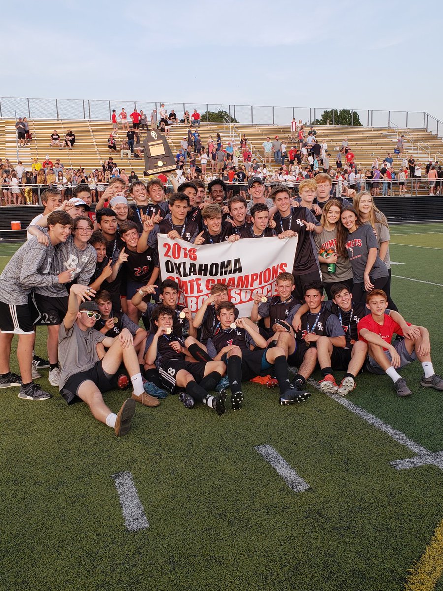BKComets's tweet photo. State Champs!! Boys soccer gets a 3-1 win over East Central. @BKsoccerBoys https://t.co/oABxJ02CZu