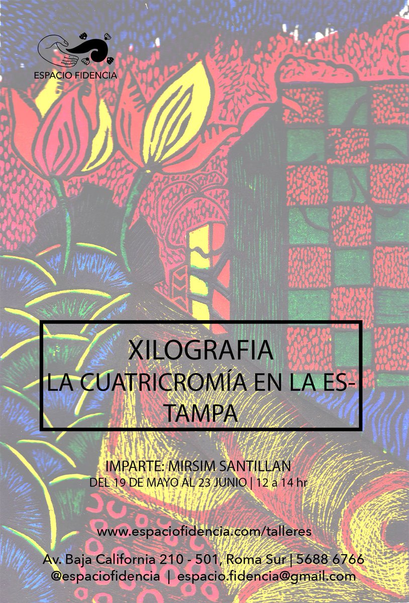 espaciofidencia's tweet photo. Próximos talleres de grabado (xilografía) en #EspacioFidencia, a cargo de las integrantes del colectivo #Escarvajo: grabado en linóleo y el color en la xilografía. Más información en https://t.co/2z2TKmajba y a nuestro email espacio.fidencia@gmail.com ¡Apúntense! https://t.co/bjeL2rHFmy