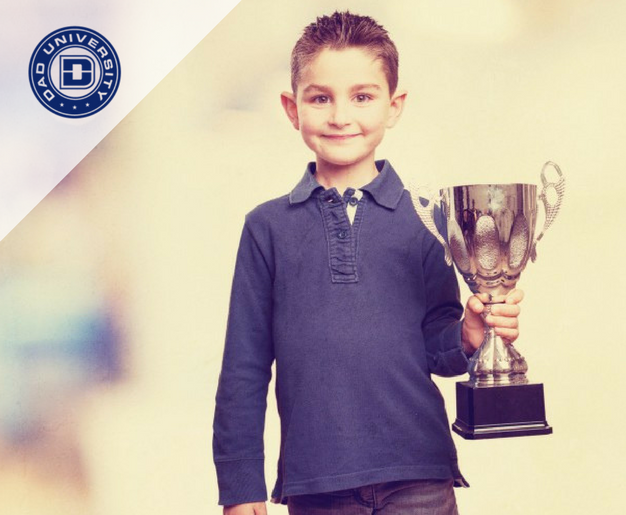 's tweet image. While encouraging our kids in using their talents we often want to praise the child for their accomplishments, Instead of saying “I’m so proud of you” be sure to say “You should really be proud of yourself.” #dadvice #daduniv