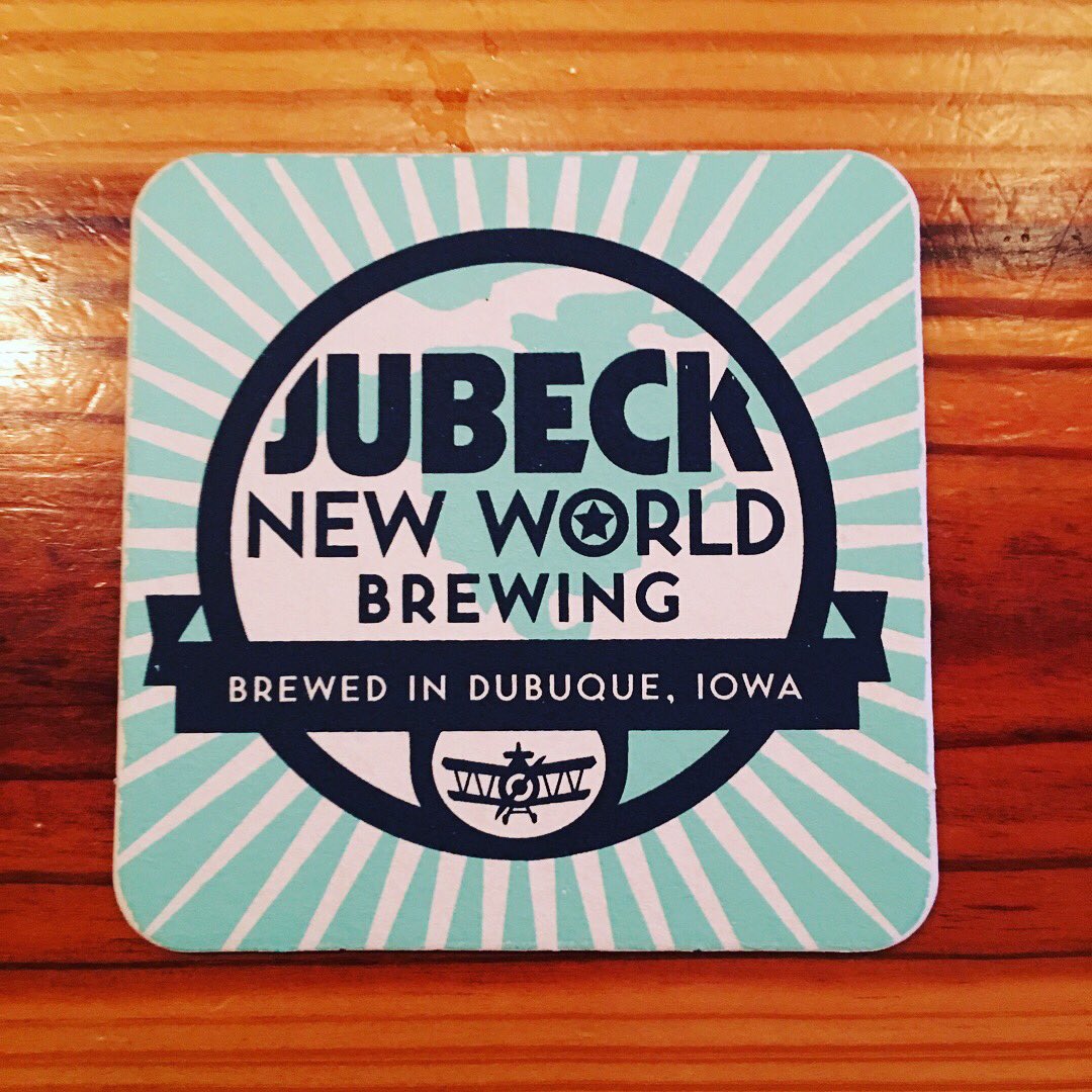 mchromeeffect's tweet photo. We had one of the most crisp #blondeales to ever hit our lips at #JubeckNewWorldBrewing in #Dubuque #Iowa. Don't let its size fool you, this cozy #pub is cranking out some of the best #beers around.
#travel #IA #craftbeer #drinklocal #beer #beertour #foodie #breweries #hawkeyes https://t.co/LEn06BN7bY