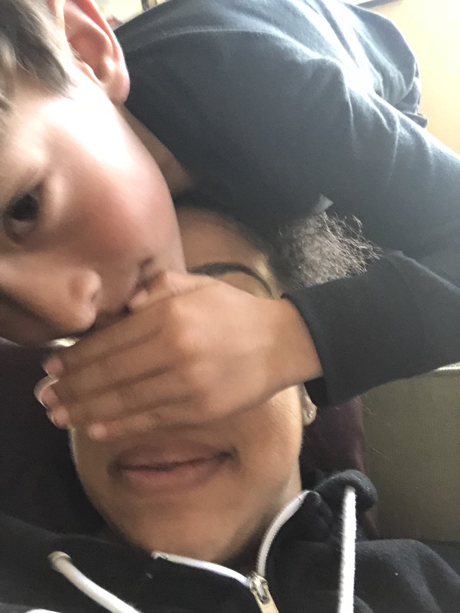 bakinggood's tweet photo. This is my son letting me take a nap. 🤔🤦🏽‍♀️ https://t.co/4DeyLIeeJz