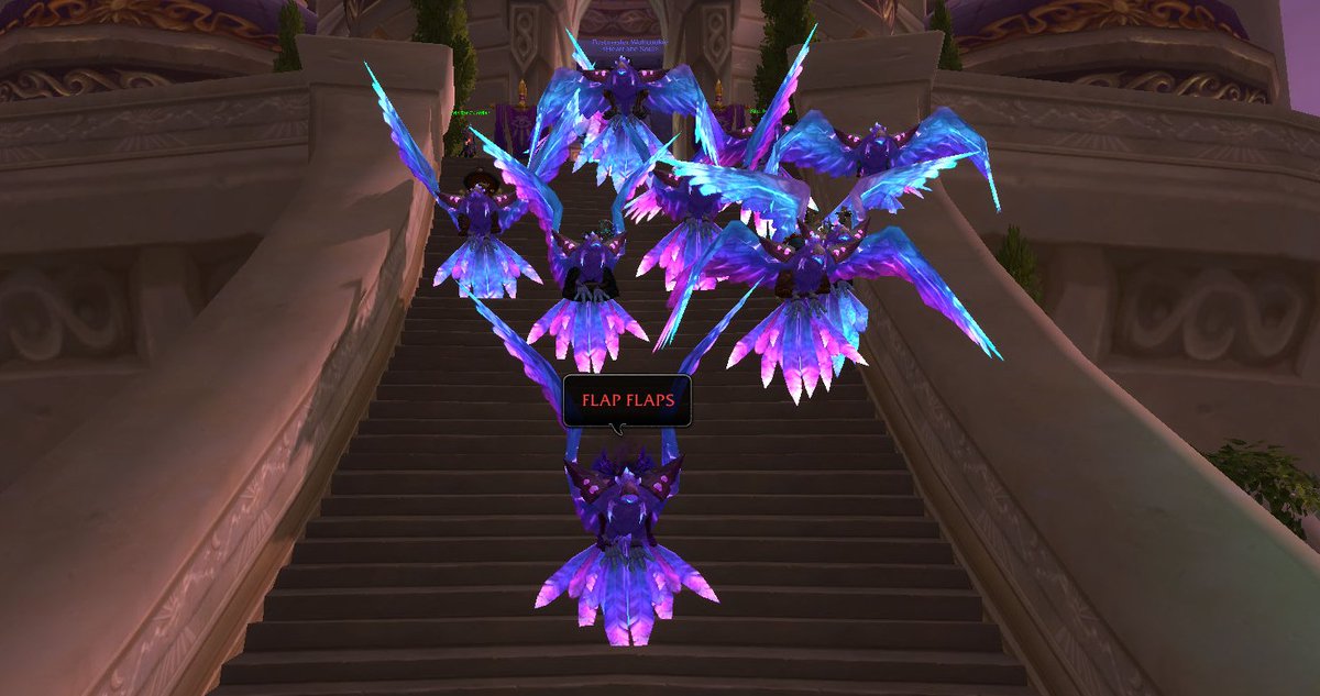 RendoreiRook's tweet photo. Congrats, Heart and Soul! I love you all so, so much. Here's to majestic flap flaps. #wowselfie #warcraft #wow https://t.co/sa6KlcMMGo