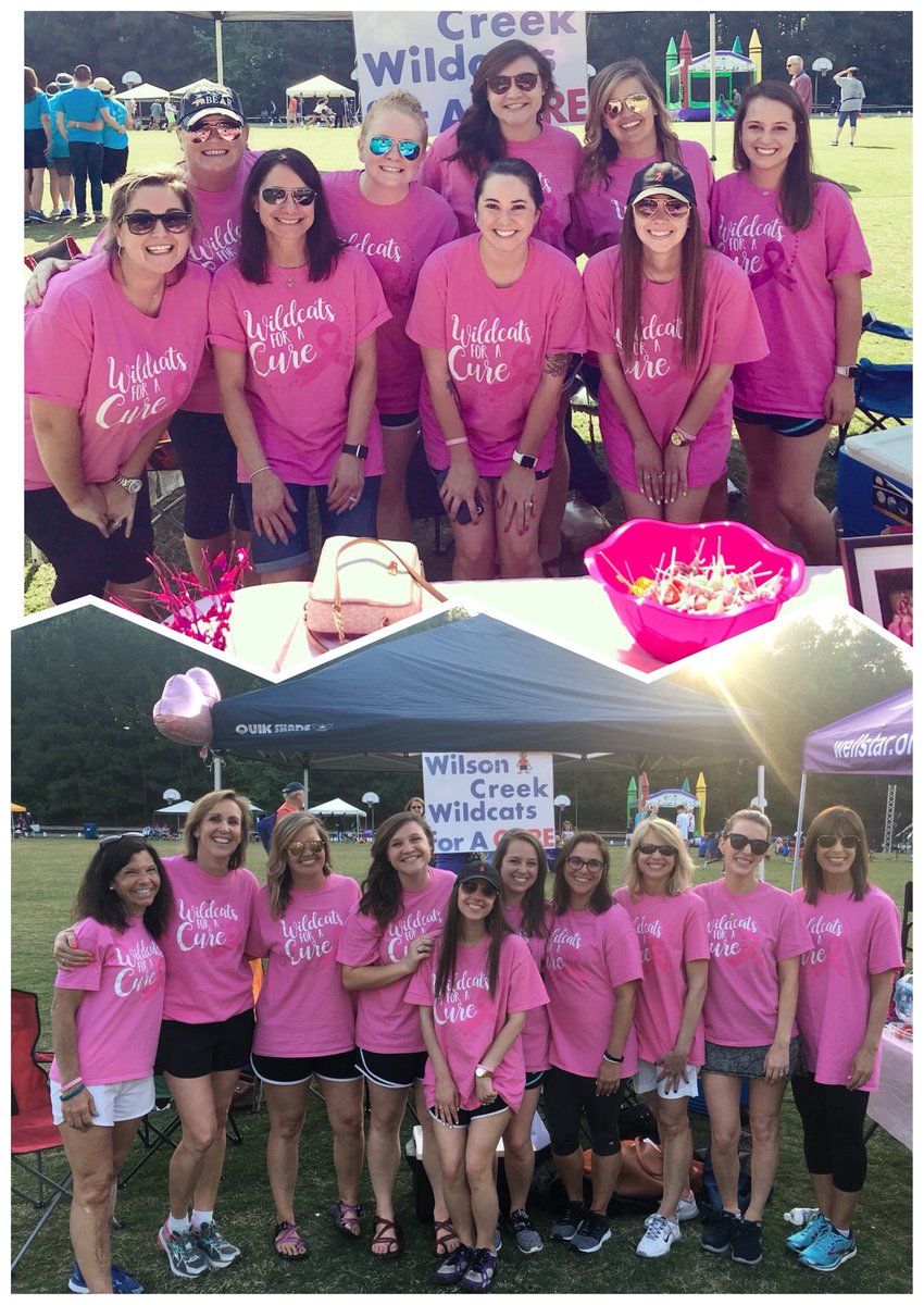 WilsonCreekES's tweet photo. We love our Relay For Life team, Wildcats for a Cure! #happinessis #kellystrong https://t.co/zJi6Q7b2rj