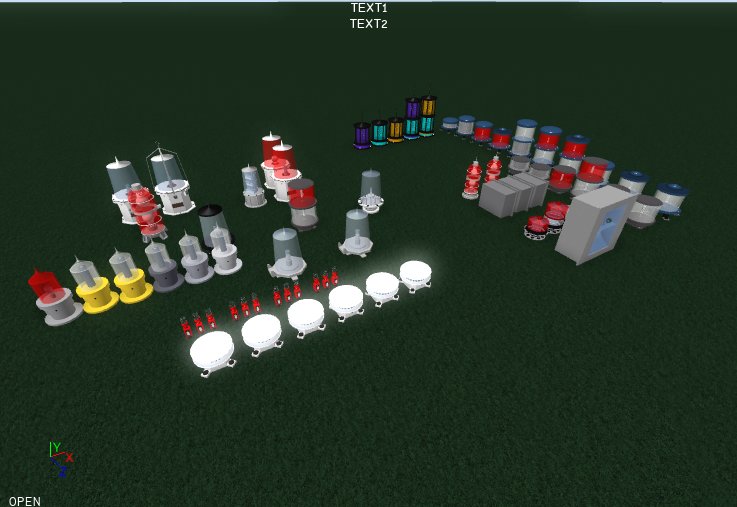 So this is basicly all of my strobe lights that i made in studio in the past months. I have more than thease basicly. #RobloxDev #Roblox #gamedev #towerlighting #obstructionlight #ObstructionLights  #obtsaclewarninglights #obstructionledlights