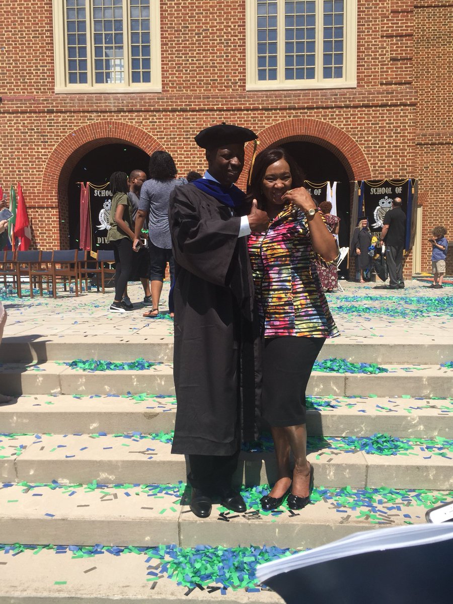 sam_adeyemi's tweet photo. Going through the doctoral program would have been very difficult without huge sacrifices by many including family, friends, staff, members, etc. Special thanks to my sweetheart, @NikeAdeyemi for her unparalleled support. To all I say a big THANK YOU! #grateful #RegentGrad18 https://t.co/EqOEZDS9U7