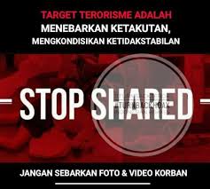 poldajateng_'s tweet photo. Terkait Peristiwa Peristiwa Bom Bunuh Diri di Surabaya

Foto2 kerusakan dan korban, mohon tidak di share...
Share foto kerusakan dan korban adalah yg menyenangkan teroris... Kurangi atau hentikan penyebaran foto korban dan/atau kerusakan yg mengerikan https://t.co/8gglevc1A2