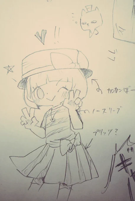 オリキャラ描いてた。
ちなみにどうぶつの森のアバターを
元にしてる 