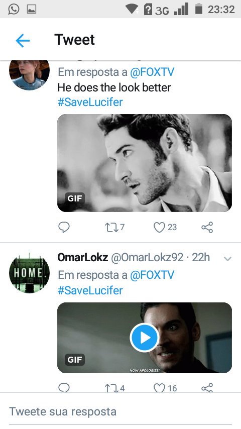 scarstaires's tweet photo. É incrível que vc entra no twitter da fox e todas as respostas nos Tweets deles é sobre Lúcifer #RenewLucifer https://t.co/DsVHrvJjUi