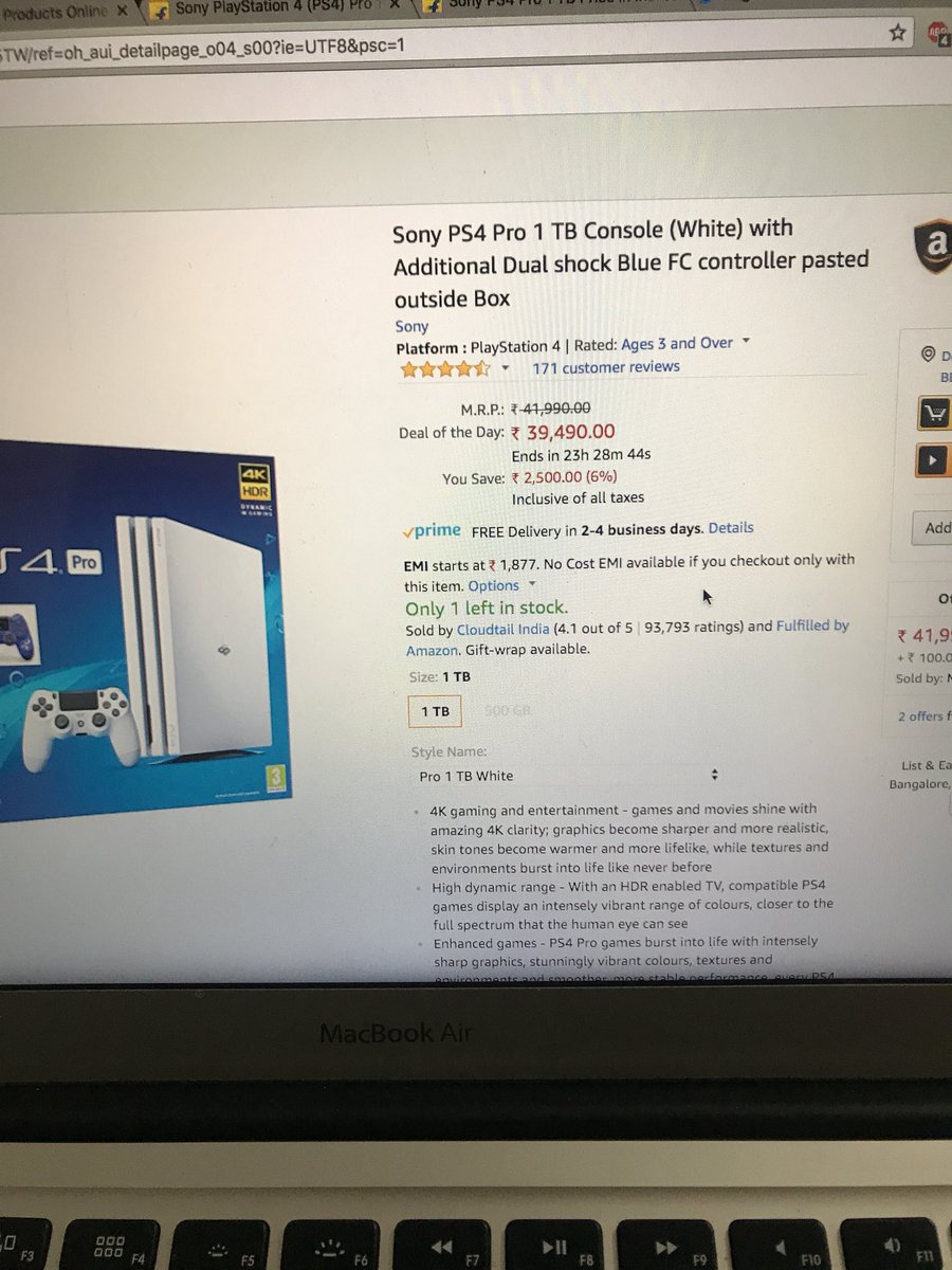 NirbhayBheda's tweet image. I was totally expecting this #amazoncheating #amazonstruggle #amazonstruggles @consumerforum_ @AmazonHelp @amazonIN #Nobrand Product was available but they somehow didn’t wanted me to have it. 😰🤷🏼‍♂️