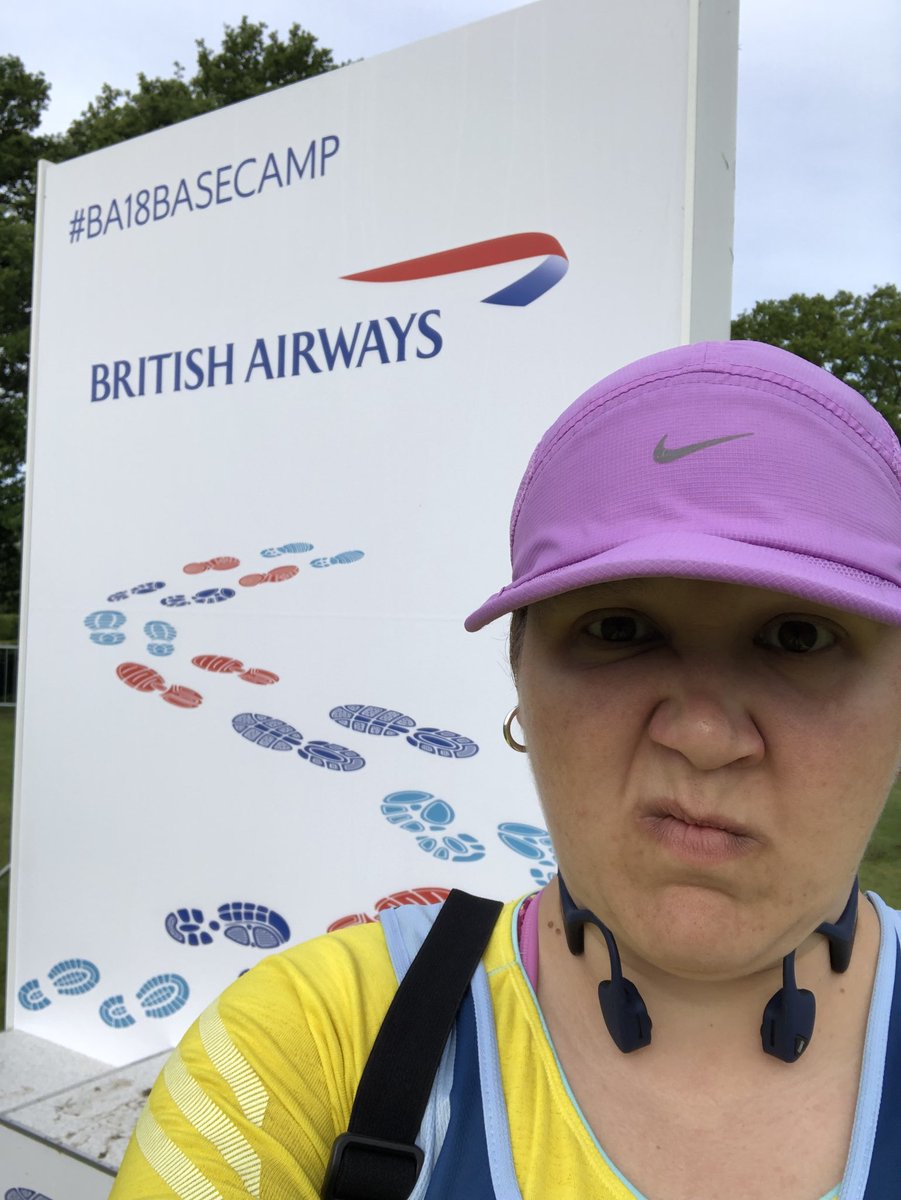 Mutley994's tweet photo. Iβve made it to #ba18basecamp from water station 1 where @BarnetVPC will be keeping us hydrated! Spotted the @xempouk pacers & the #visorclub meet up (canβt join that yet; one day maybe!) Spotted the @rungatwick Race Director but he was, unsurprisingly, busy! #waitingtostart π¬ https://t.co/Nx2fSkXwWx