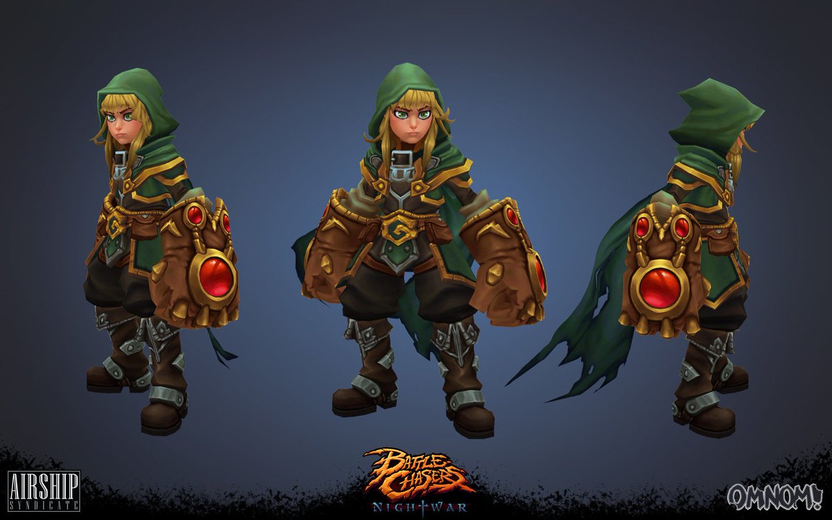 Ulkhror's tweet photo. Official 3d models for #BattleChasers #Nightwar by @AirshipSyn and OMNOM! workshop (2017): #Calibretto, #Gully and #Garrison
#NintendoSwitch release in 2 days!⚔️ #JRPG 😎
https://t.co/HP6TWT7eGL https://t.co/pyXS5rVbLU