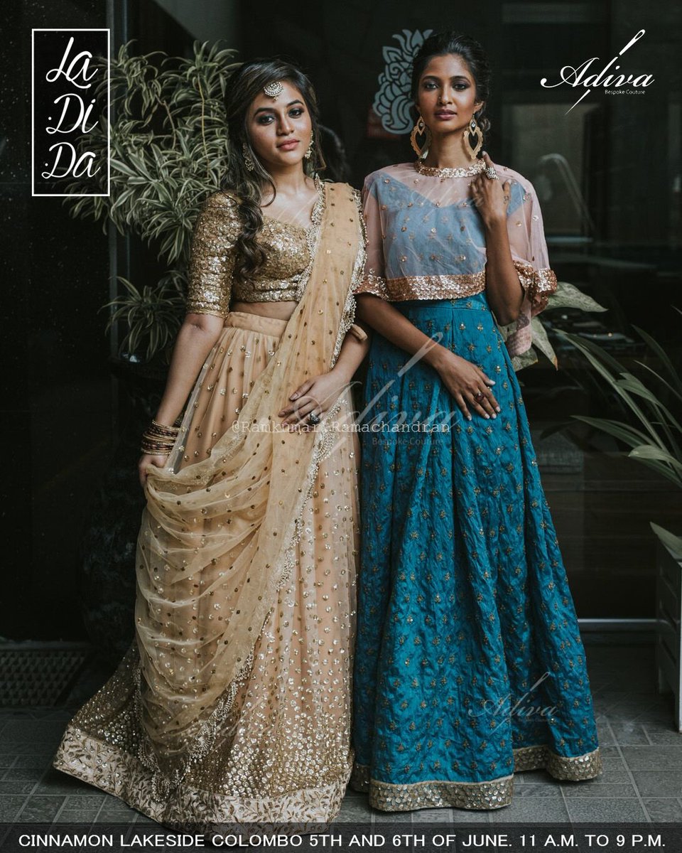 LaDiDaCmb's tweet photo. Meet our designer ADIVA Design Studio Colombo 2018!

5th &amp; 6th of June
Cinnamon Lakeside Colombo

Check out here - https://t.co/7H58Ys5oXT
Entry fee : 200LKR

#colombo #SL #Ceylon #highfashion #designerenclave #indowestern #fashion #indiandesigner https://t.co/z7kl9xl9rR