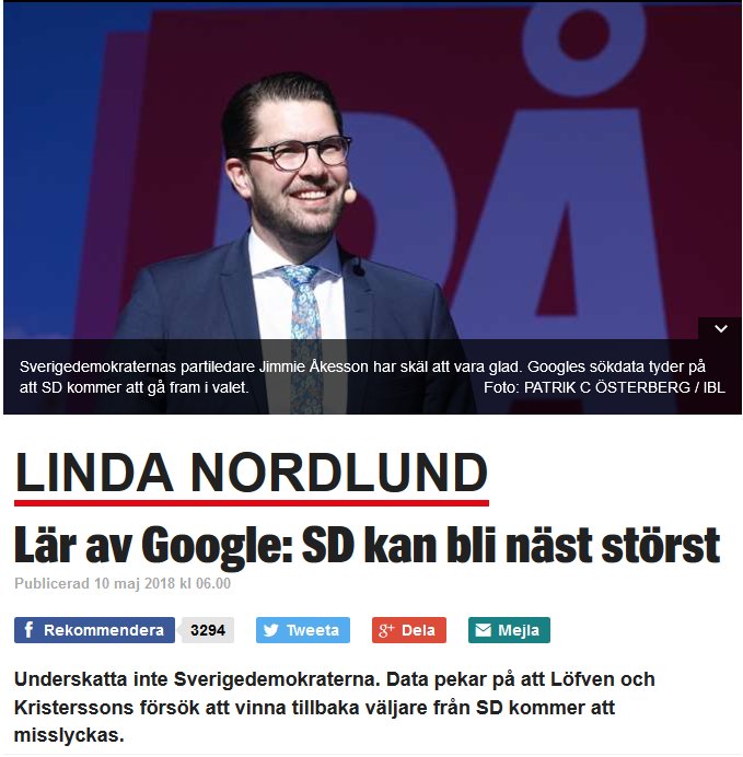 MX Cartoons on Twitter ""Underskatta inte Sverigedemokraterna. Data