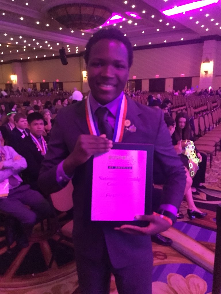 Congratulations to Mike for placing 1st in Business law and Ethics!