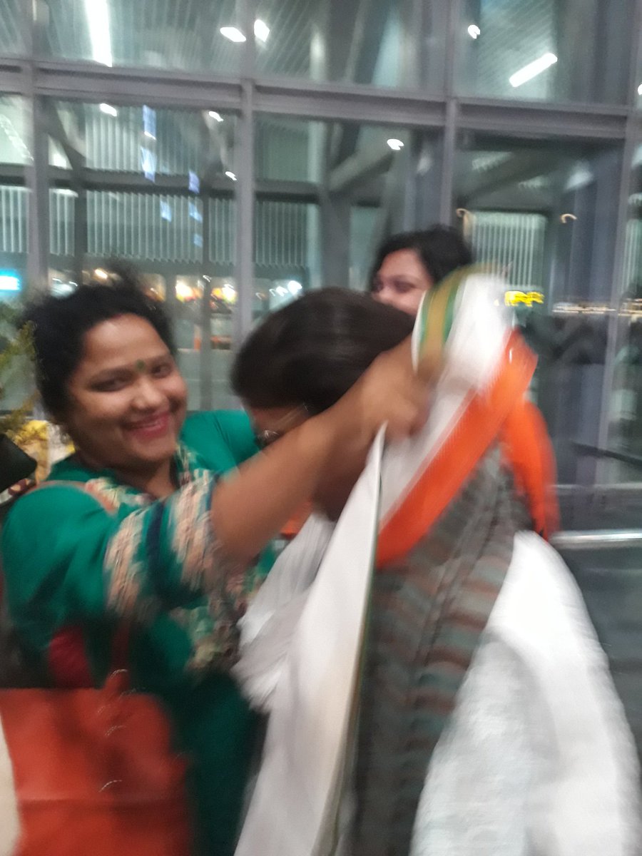 DolanDasINC's tweet photo. We are in DumDum Airport to receiving AIMC PRESIDENT SUSMITA DEV. https://t.co/WX80LBPt9q
