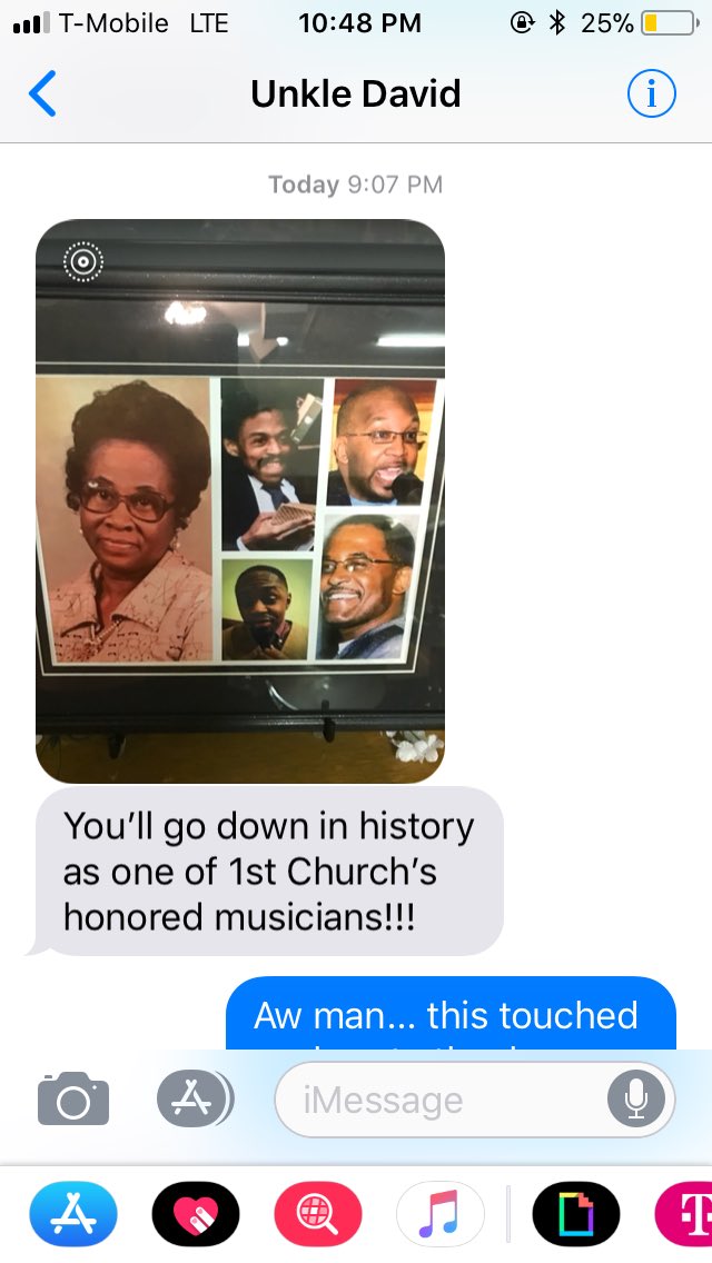 KrowLittle's tweet photo. Man this really tore me up. My dad was the organist before he died, right before him it was Ms Essie, then after them. It was my uncle David then came me.. to know Iโll be honored at my home church in Kansas means a lot...
#BornIn
#COGICKid
#PKKid https://t.co/oxYdOaZLuE