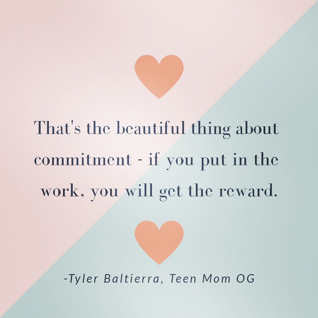 QuoteLove20's tweet photo. That's the beautiful thing about commitment - if you put in the work, you will get the reward. - @TylerBaltierra #quoteoftheday #commitment #quotelove https://t.co/uyRGy28Z8J