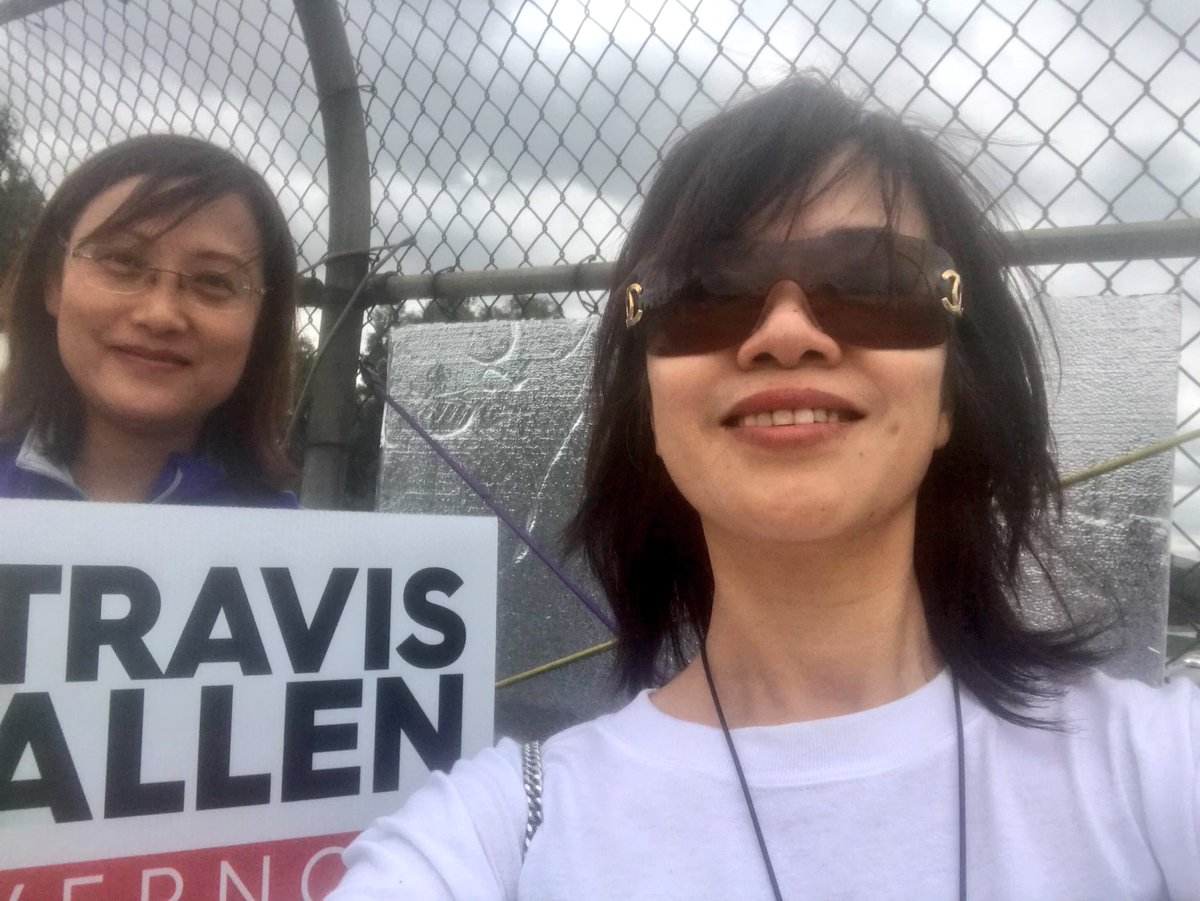 zuzu2007's tweet photo. We support what we believe！@JoinTravisAllen #TravisAllen4CAGovernor #OptOutOfSanctuary #ChineseforTravisAllen
#chinesefortrump https://t.co/qtcY4EKNt5