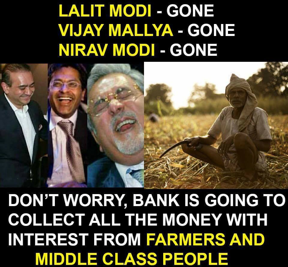 geetv79's tweet photo. @TimesNow #SuitBootLootKiSarkar Telling Endless
#ModiLies While Cronies Loot &amp; Scoot &amp; Celebrate Corporate Loan Waivers at the 
Cost of the Common Man 
#ModiTalksNoCanDo 
#VoteForLiarPM https://t.co/WSfNyDz5KU