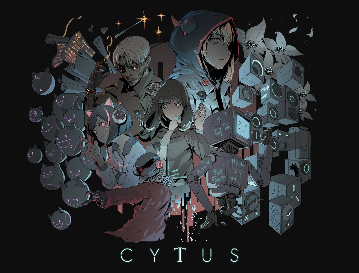 Cytus2の絵です(みんなこのゲーム知っていますか?) 