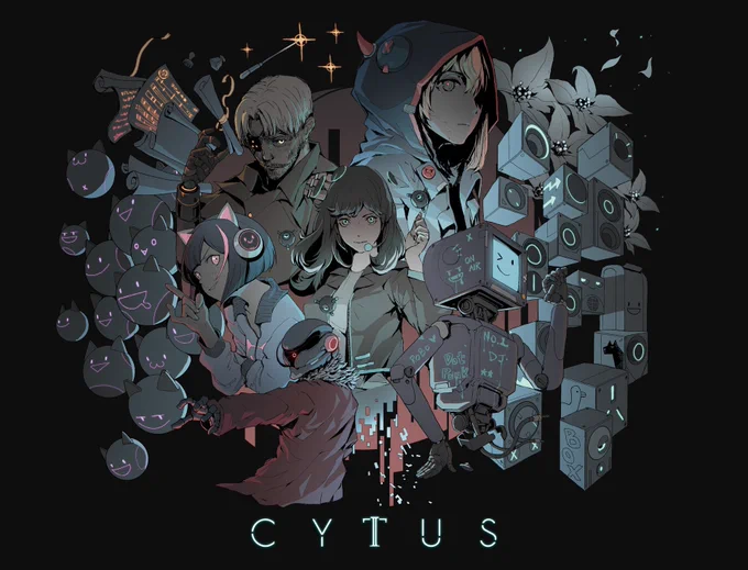 Cytus2の絵です(みんなこのゲーム知っていますか?) 