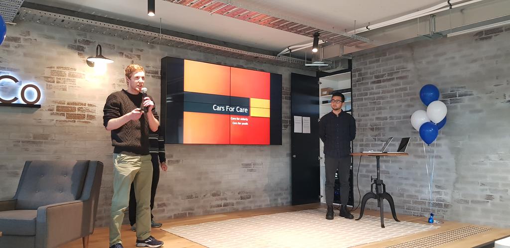 MishManners's tweet photo. Awesome pitches at #GUDHackathon. Solving problems in the #auto industry 🚘 #hackathons #hackathon #Melbourne #innovation #Cubes3121 #automotive #cars #entrepreneur #business #startup #startups https://t.co/By5W0cVVHx