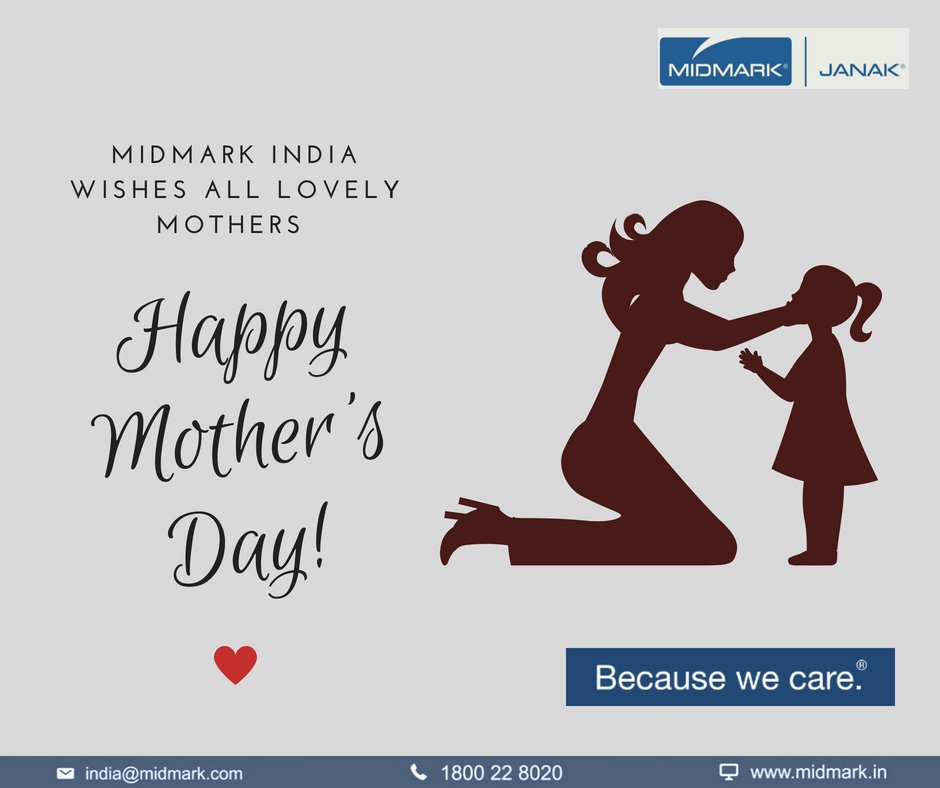MidmarkIndia's tweet photo. #MidmarkIndia wishes all lovely mothers a very #HappyMothersDay who are the true pillars in #BuildingHealthyNation https://t.co/l7uNZB39F8