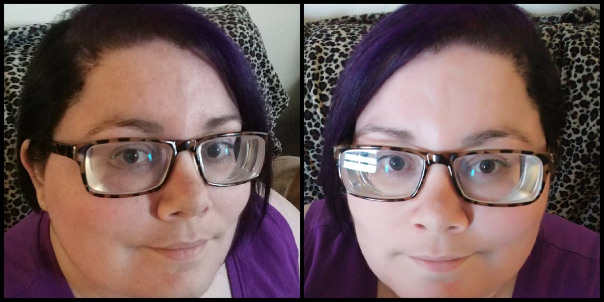 Katghoul77's tweet photo. Hey my Friends here is my good New Hair  #purpleandblackgothpunk look and i 💜 it 👍😎 and it was my birthday present from my Grandma ☺ chat soon hope everyone stays safe and have good rest and made this good pic from #pizap app Hugs🖤😇 https://t.co/dstLmmx6Vg