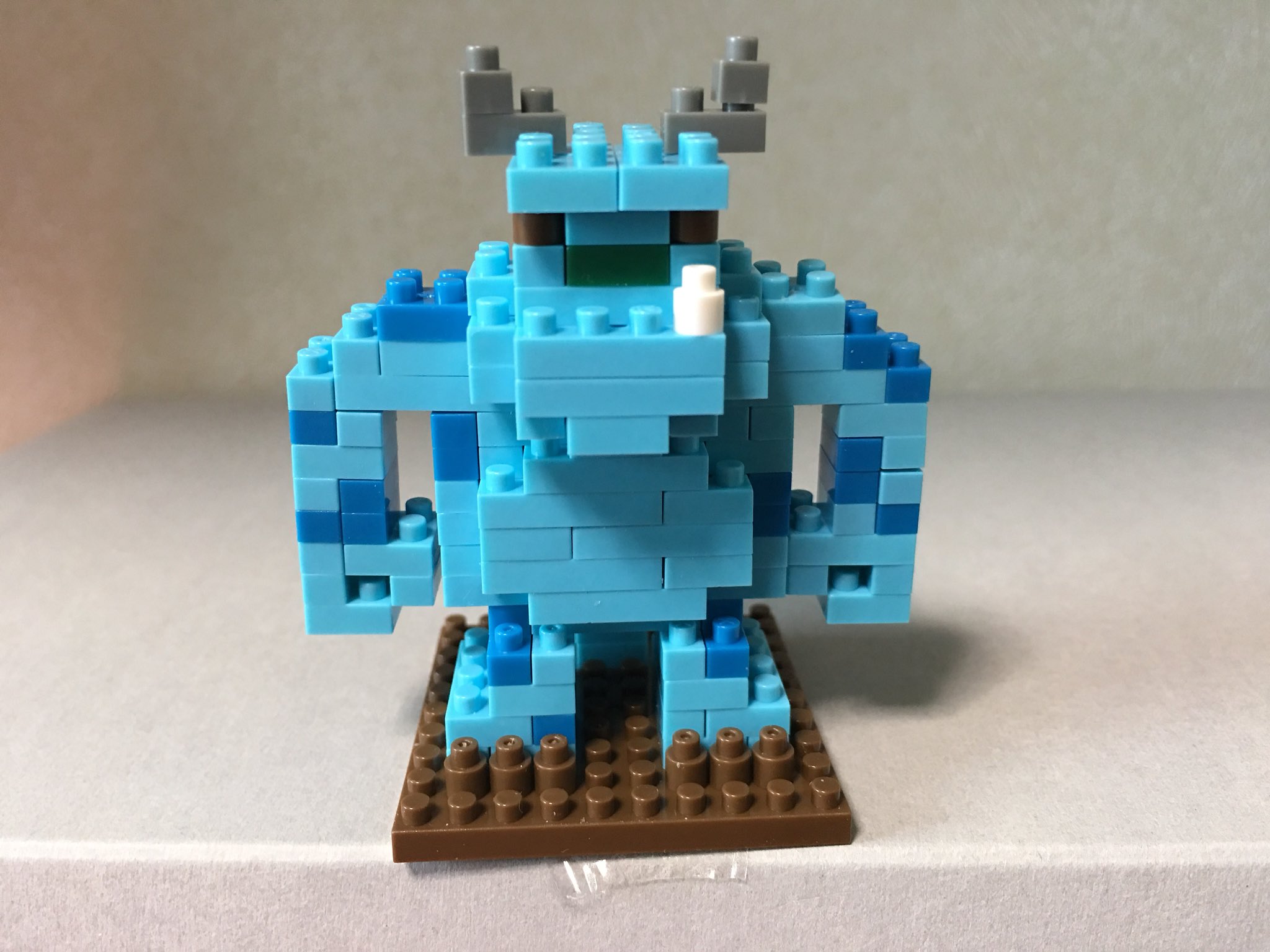 竹沢 ダダ兄 ナノブロック ディズニーリゾート原点モンスターズインクのサリーです 難易度 ブロック数共に記載無し なので自分評価 難易度3ブロック数140くらいかな ヤフオクで買いました これのおかげで色んなものを作れそうだな ナノブロック