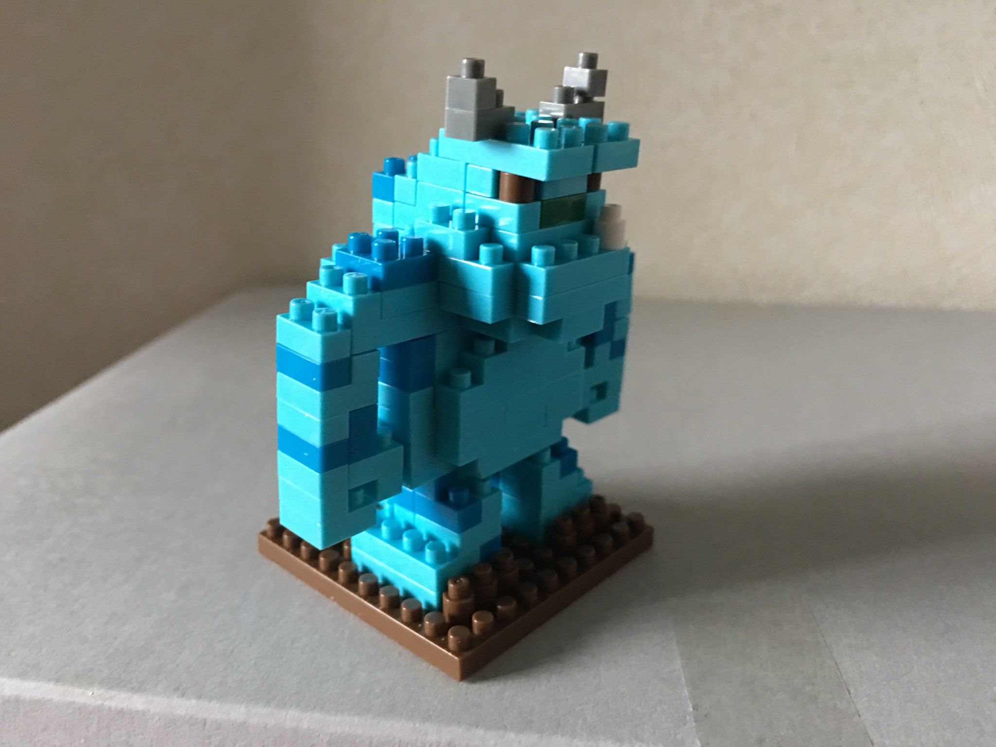 竹沢 ダダ兄 ナノブロック ディズニーリゾート原点モンスターズインクのサリーです 難易度 ブロック数共に記載無し なので自分評価 難易度3ブロック数140くらいかな ヤフオクで買いました これのおかげで色んなものを作れそうだな ナノブロック
