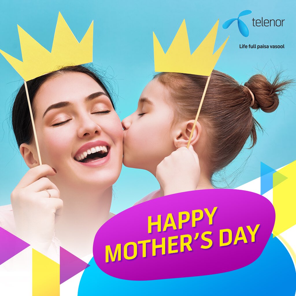 Words are never enough to thank a Mother. #Telenor wishes all the mothers a very happy #MothersDay.