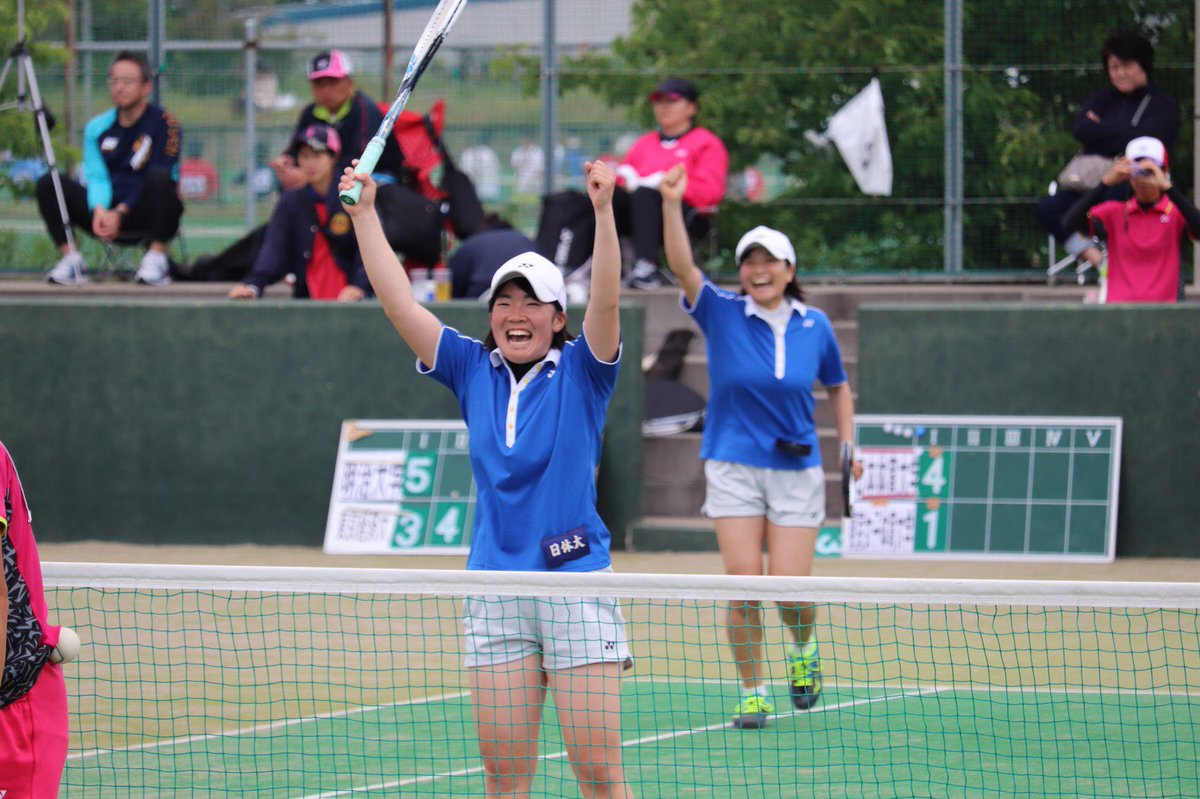 日本体育大学女子ソフトテニス部 関東学生春季リーグ戦2日目 日本体育大学 1東京女子体育大学 黒田 久保 1片野 島津 尾上 胡桃 0高井紀衣 笠井 桑名4 高崎 菊池 次は16コートで明治大学と試合に入ります 日本体育大学女子ソフトテニス部 関東学生春季リーグ戦2日目 日本体育大学 1東京女子体育大学 黒田 久保 1片野 島津 尾上 胡桃 0高井紀衣 笠井 桑名4 高崎 菊池 次は16コートで明治大学と試合に入ります